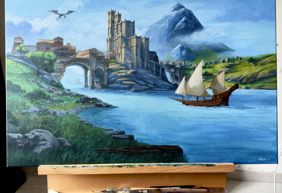 Baldur's gate painting